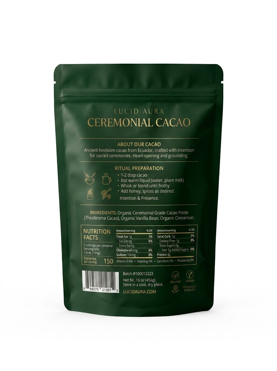 Lucid Aura Ceremonial Cacao